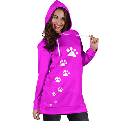 Dog Paws Hoodie Dress