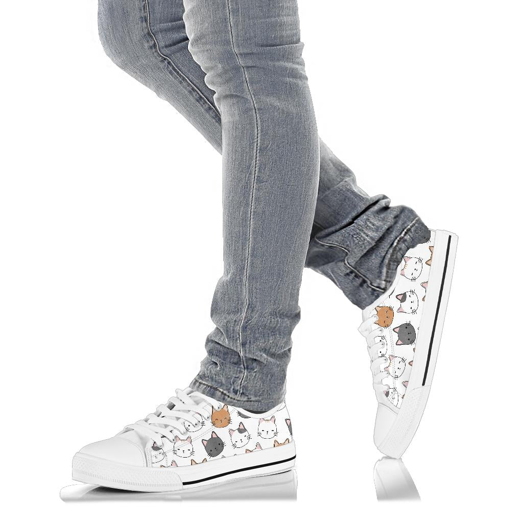 Cute Kitten Cat Low Top Shoes – product image 4