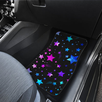 Pink Purple Stars Car Floor Mats
