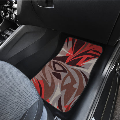 Abstract Tribal Car Floor Mats