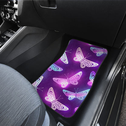 Purple Butterflies Car Floor Mats