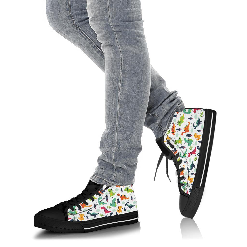 Cute Dinosaur Shoes Black Sole