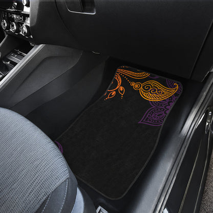 Floral Decor Car Floor Mats