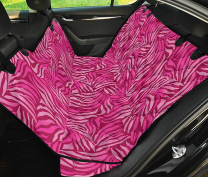 Pink Abstract Car Back Seat Pet Cover