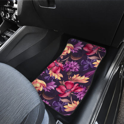 Colorful Flowers Car Floor Mats