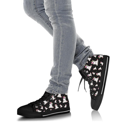 Cute Unicorn High Top Shoes – product image 4