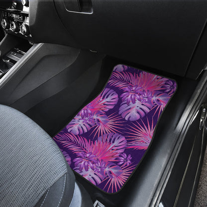 Purple Plants Car Floor Mats