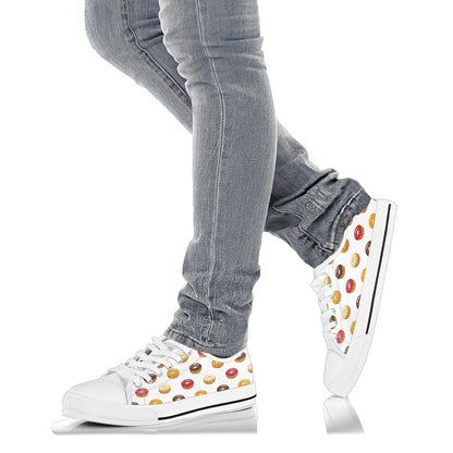 Cute Donuts Low Top Shoes – product image 4