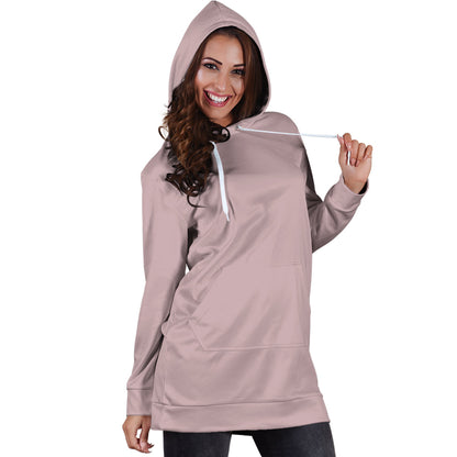 Light Dusty Rose - Hoodie Dress