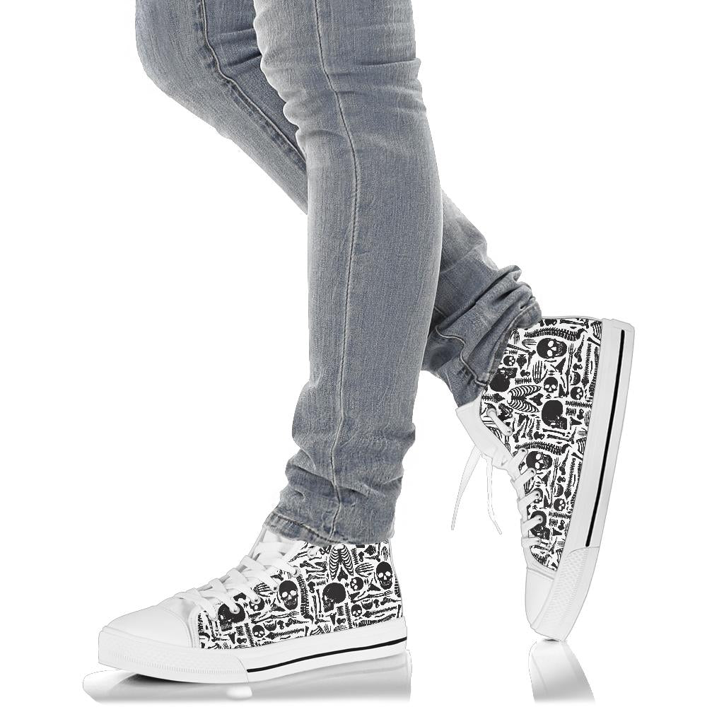 Human Bones High Top Shoes – product image 4