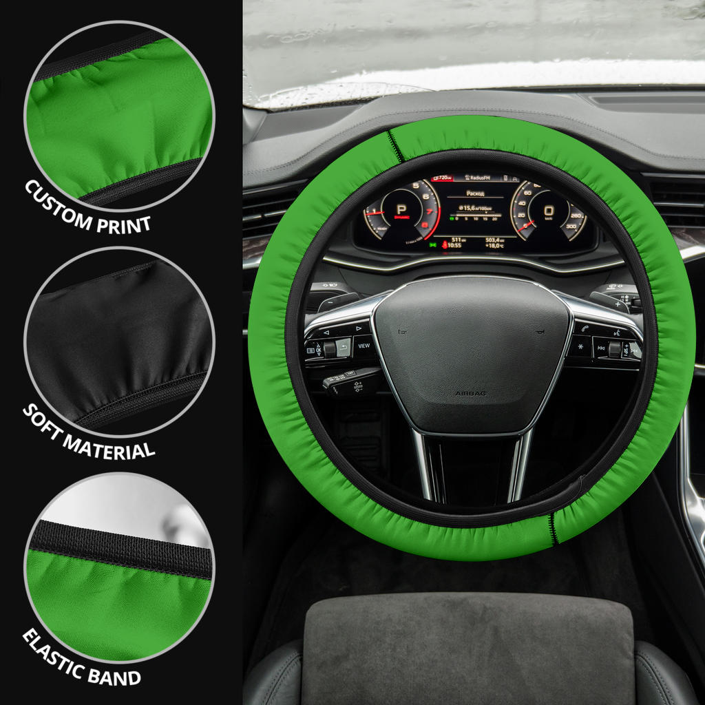 Green Steering Wheel Cover