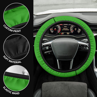 Green Steering Wheel Cover
