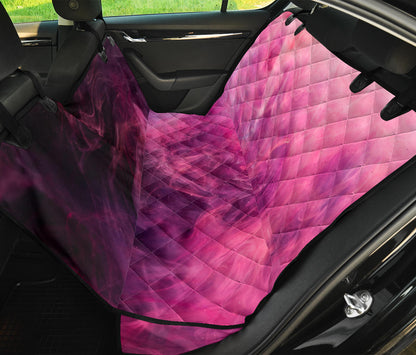 Pink Smoke Car Back Seat Pet Cover