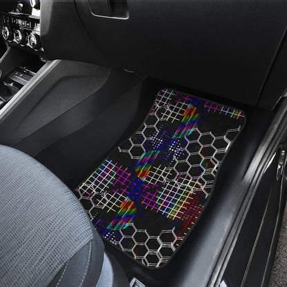 Honeycomb Abstract Car Floor Mats