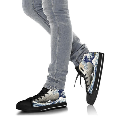 Great Wave Shoes - Black Sole High Top Shoes – product image 4