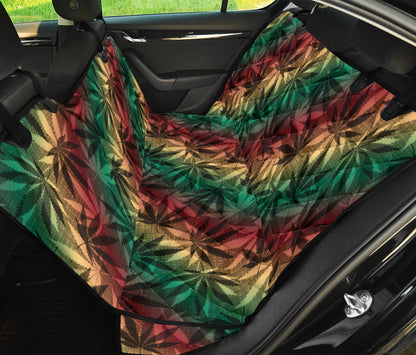 Weed Plants Car Back Seat Pet Cover