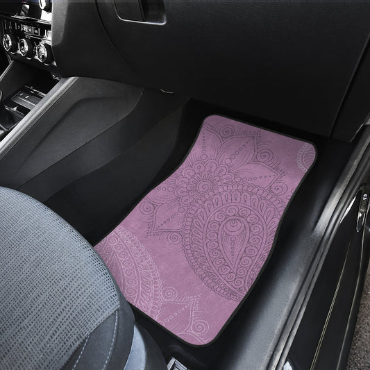 Pink Elegant Car Floor Mats