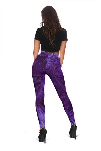 Purple Swirls Leggings