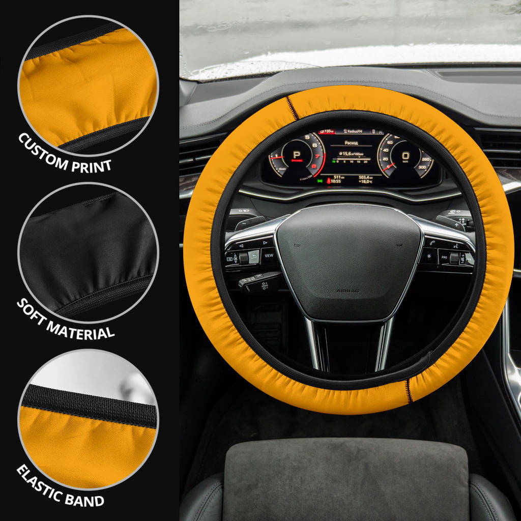 Orange Steering Wheel Cover