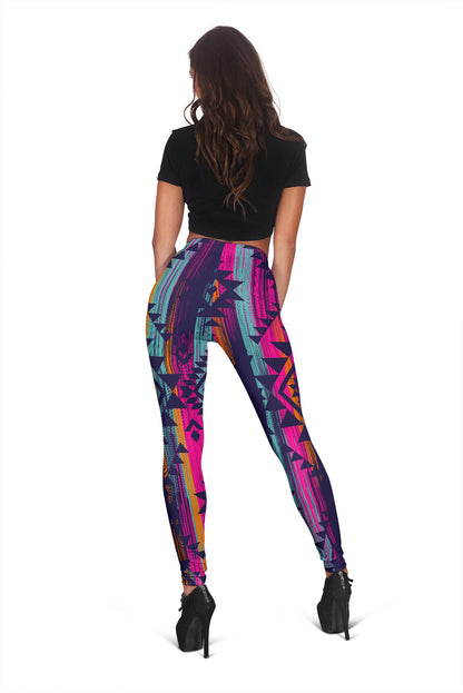 Colorful Boho Aztec Leggings