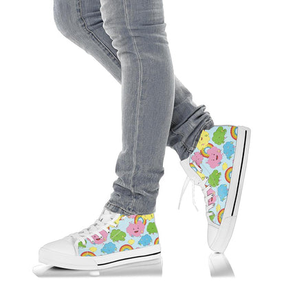 Kawaii Cute Clouds High Top Shoes – product image 4