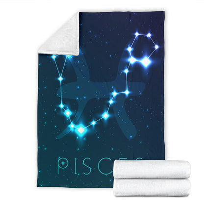 Pisces Zodiac Blanket