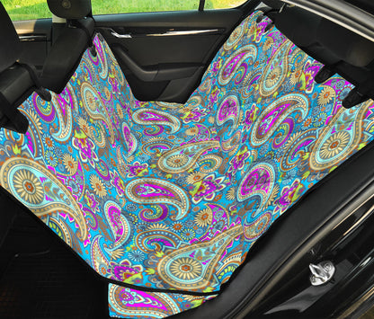 Colorful Mandalas Decor Car Back Seat Pet Cover