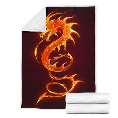 Fire Dragon Blanket