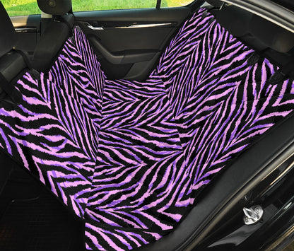 Pink Animal Print Car Back Seat Pet Cover