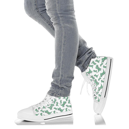 Green Dinosaur High Top Shoes – product image 4