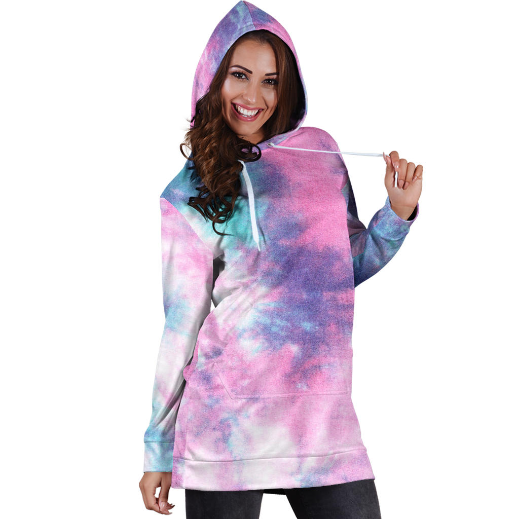 Cotton Candy Hoodie Dress 2
