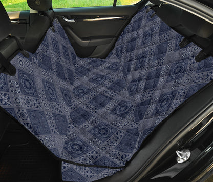 Elegant Plaid Car Back Seat Pet Cover