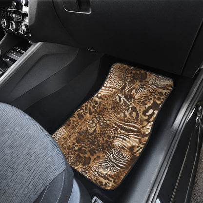 Animal Print Car Floor Mats