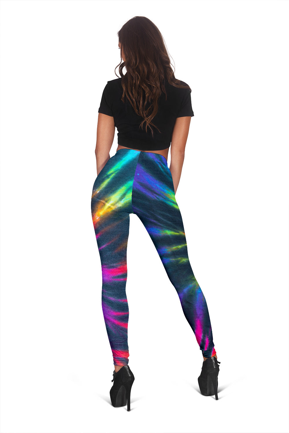 Colorful Neon Tie Dye Leggings