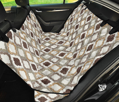 Vintage Pattern Car Back Seat Pet Cover