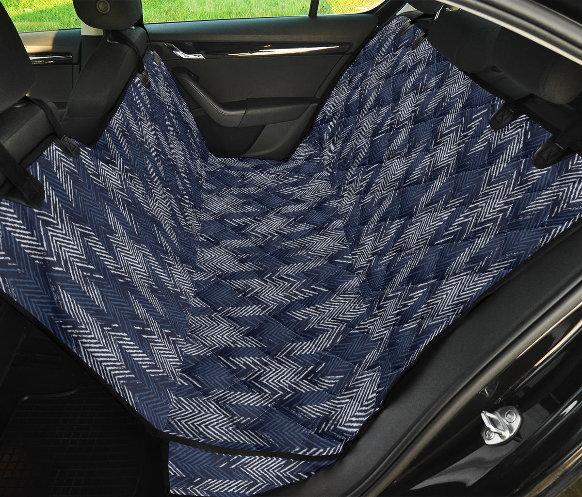 Abstract Pattern Car Back Seat Pet Cover