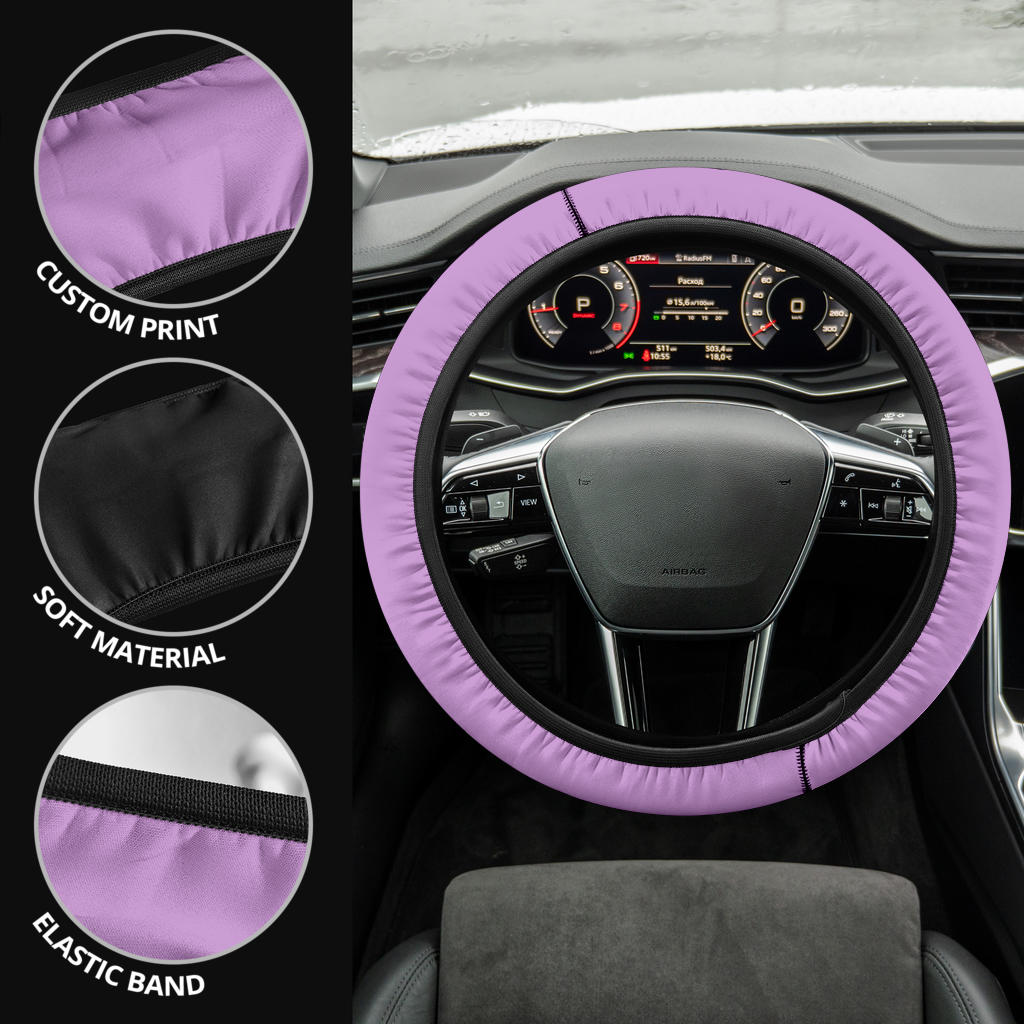 Lilac Steering Wheel Cover