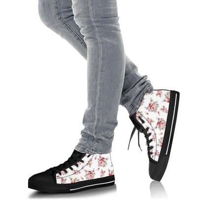 Cute Rose Shoes Black Sole - SF
