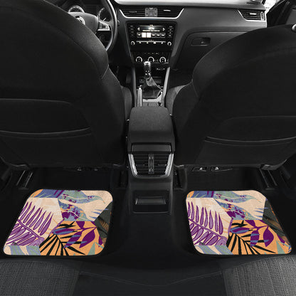 Floral Honeycomb Car Floor Mats