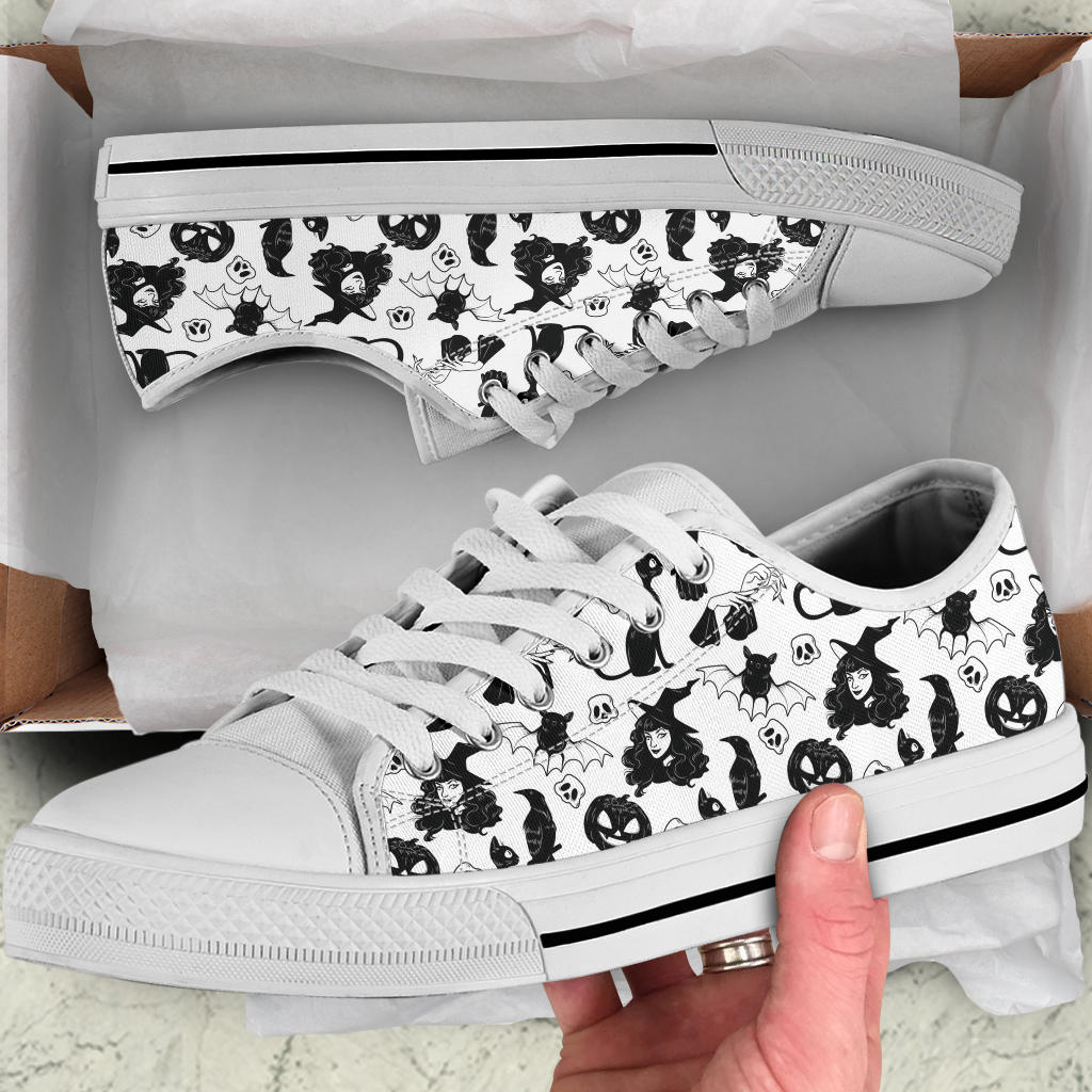 Spooky Witch Low Top Shoes – product image 5