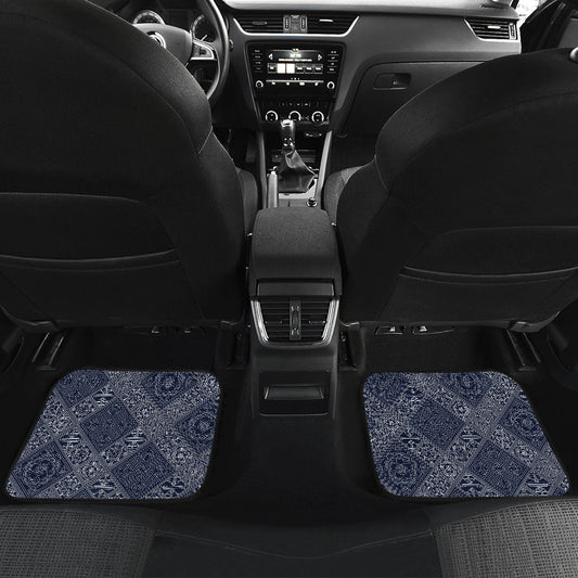 Elegant Plaid Car Floor Mats