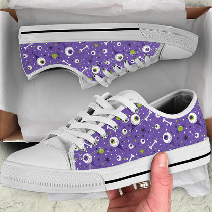 Eyeball Halloween Low Top Shoes – product image 5