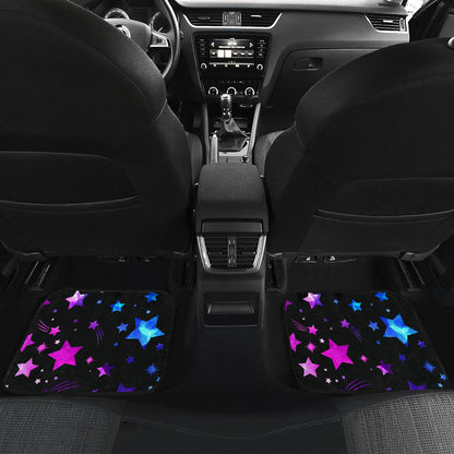 Pink Purple Stars Car Floor Mats
