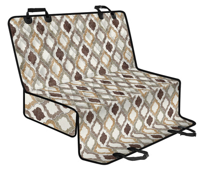 Vintage Pattern Car Back Seat Pet Cover