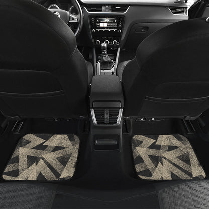 Abstract Zig Zag Car Floor Mats