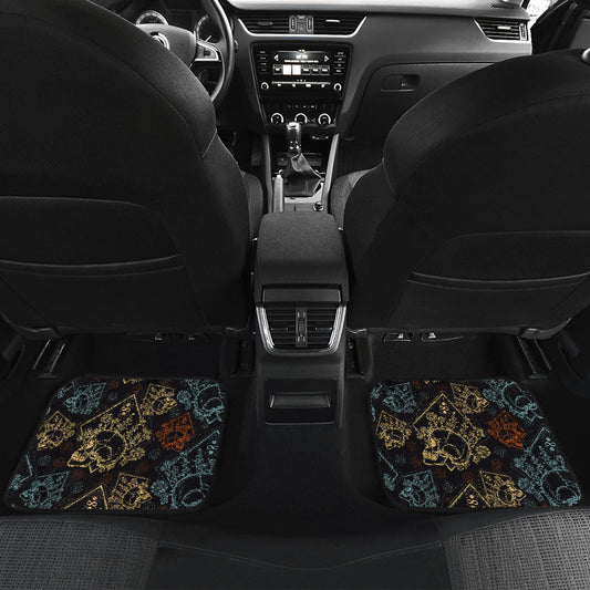 Skull Pattern Car Floor Mats