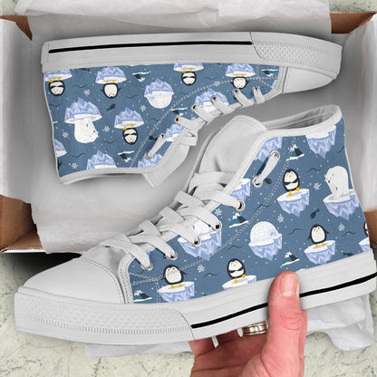Pole Bear & Penguin High Top Shoes – product image 5