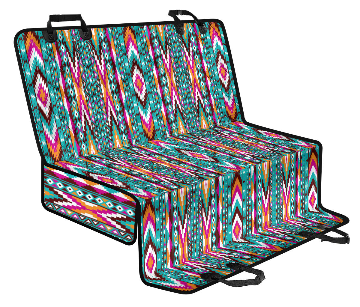 Tribal Ethnic Car Back Seat Pet Cover