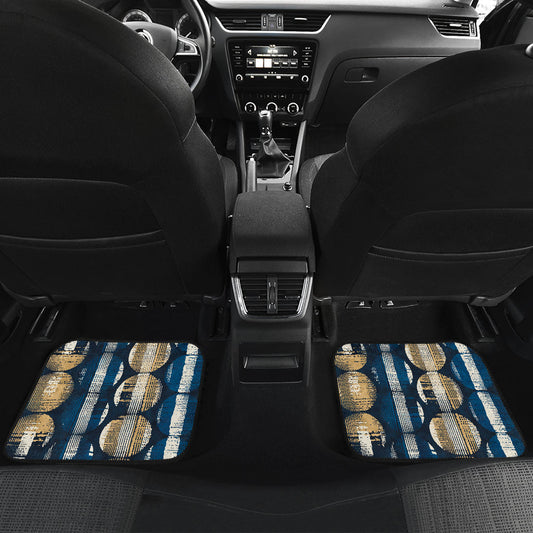 Abstract Circle Stripes Car Floor Mats