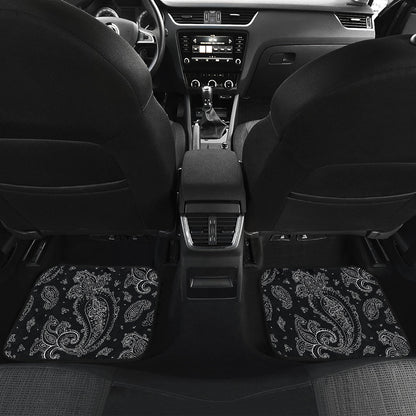 Black Elegant Decor Car Floor Mats